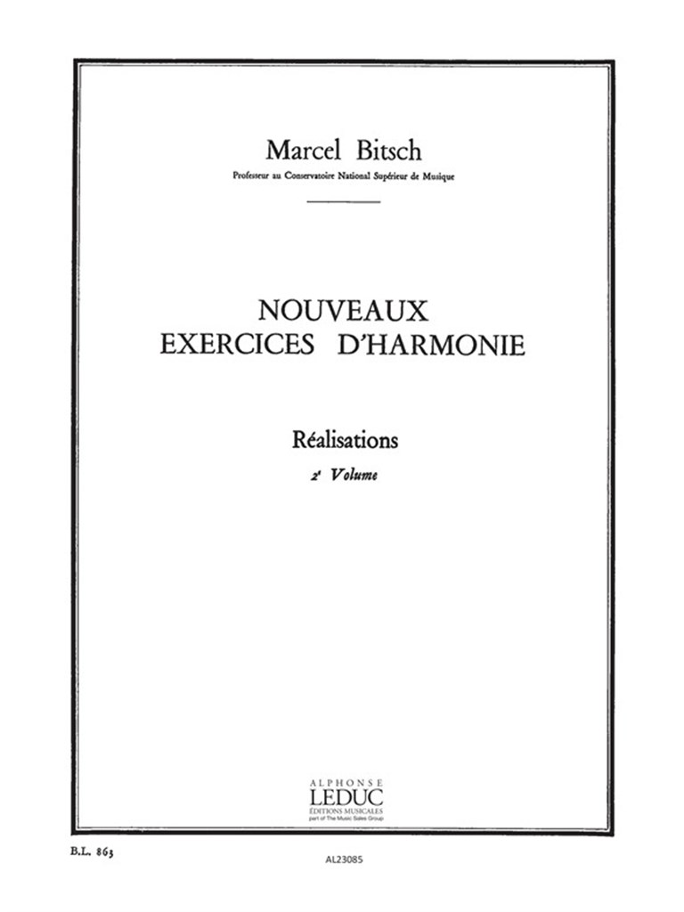 Nouveaux Exercices D'Harmonie vol. 2 Realisations